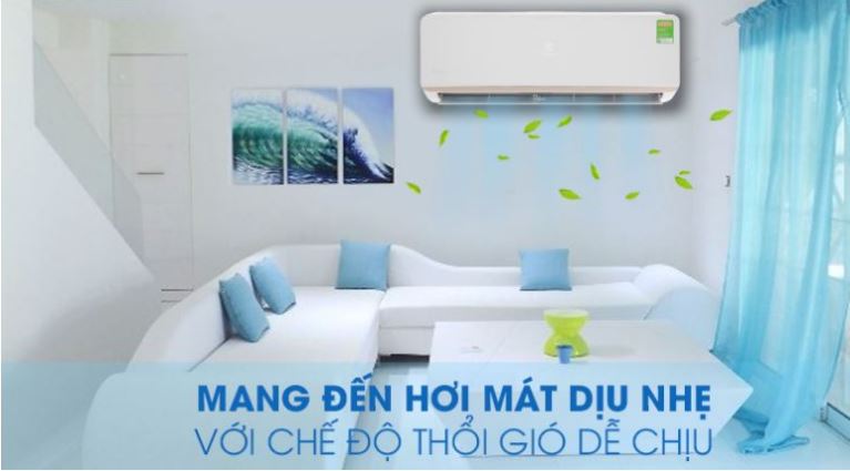 4. Máy lạnh Electrolux ESV12CRO mang đến cho bạn luồng khí mát mẻ dịu nhẹ