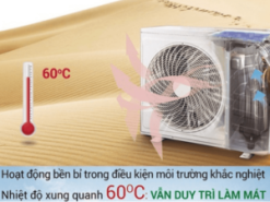 6. ETIN25HS1 | Máy lạnh 24000BTU Erito với thiết kế cục nóng được phủ lớp đặc biệt bền bỉ với thời gian