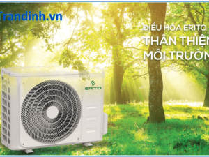 2. Điều hòa Erito ETI-V10CS1 sử dụng môi chất lạnh Gas R410, thân thiện môi trường