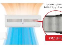 2. Máy lạnh Fujitsu AOY24R 24000BTU 2 chiều sở hữu hệ thống lọc bụi mịn PM2.5 tinh lọc không khí, bảo vệ sức khỏe