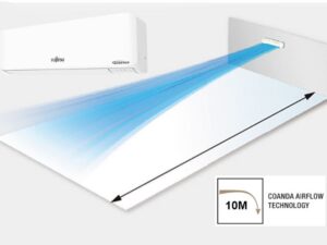 3. Fujitsu AOY24R 24000BTU 2 chiều | Hiệu ứng Conada cho không khí mát lạnh xa đến 10m