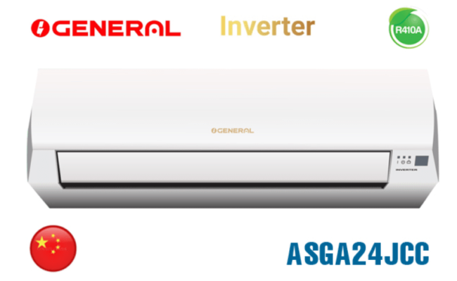Điều hòa General 24000BTU 1 chiều inverter ASGA24JCC