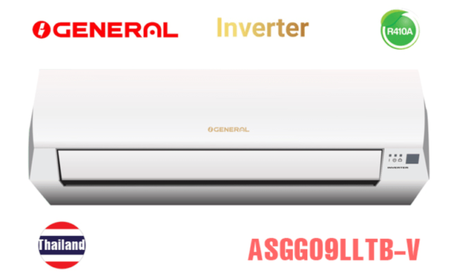 Điều hòa General ASGG09LLTB-V 9000BTU 2 chiều inverter