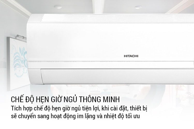 9. EJ18CKV | Điều hòa Hitachi sở hữu chế độ hẹn giờ ngủ thông minh