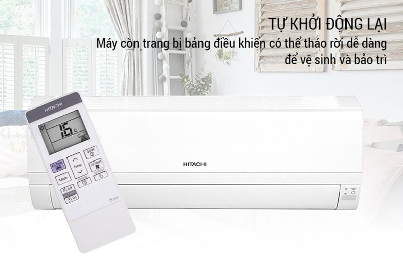 10. Máy lạnh Hitachi RAS-EJ18CKV có tính năng tự khởi động lại 