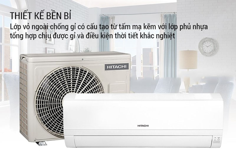 4. Máy lạnh Hitachi RAS XJ18CKV có chức năng cài đặt hẹn tự động tắt hiện đại