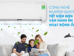 Công nghệ Inverter vận hành êm ái, tiết kiệm điện hiệu quả
