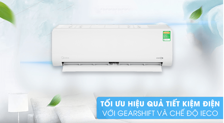 Điều hoà Midea Inverter 1 HP MSAG-10CRDN8 9 Tối ưu hiệu quả tiết kiệm điện với GearShift và iEco