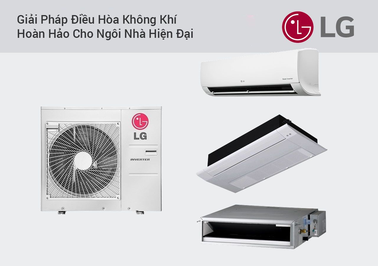 Điều hoà multi LG A3UQ30GFD1 7 Kết nối 3 dàn lạnh của điều hòa A3UQ30GFD1