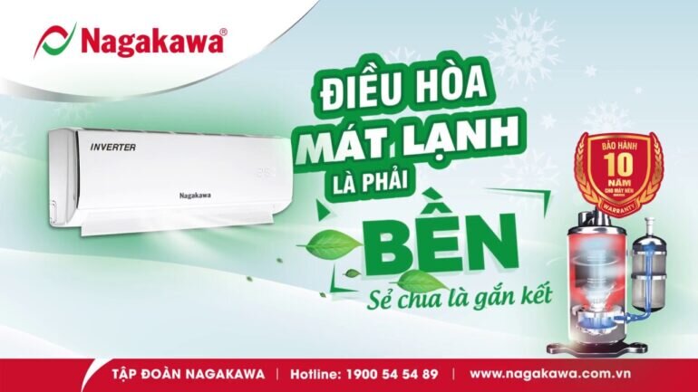 2. Điều kiện bảo hành miễn phí máy điều hoà Nagakawa