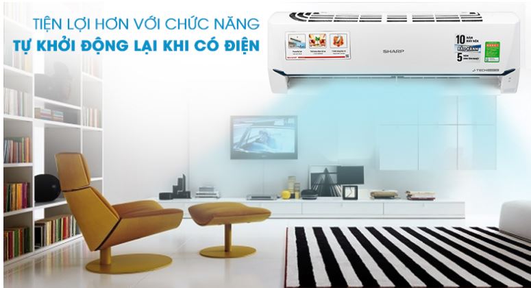 9. Tiện lợi với chức năng tự khởi động lại khi có điện