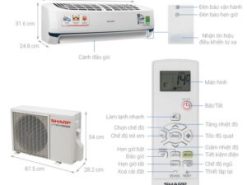 1. Tổng quan điều hòa Sharp AH-X18XEW 118000BTU 1 chiều inverter