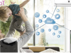 2. AH-XP10WHW | sở hữu công nghệ kiểm soát không khí, lượng điện tiêu thụ, điều khiển từ xa bằng điện thoại AloT