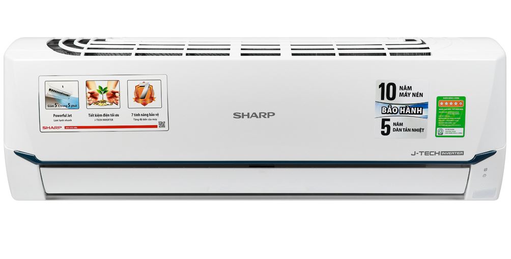 Điều hòa Sharp AH-XP10YMW 9000BTU 1 chiều inverter