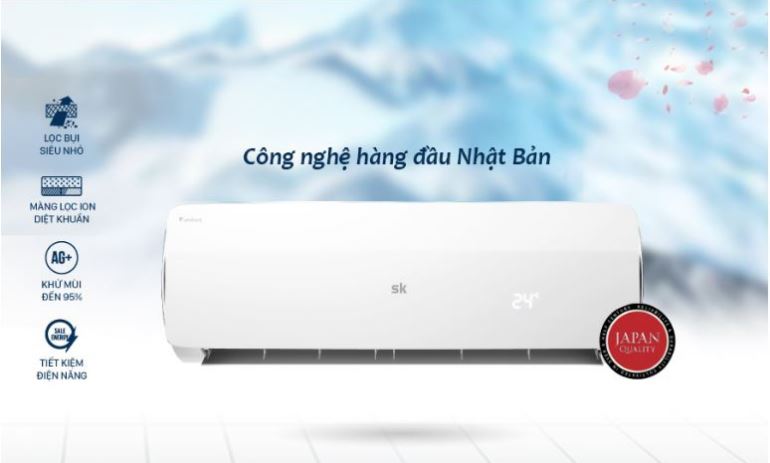 Máy lạnh Sumikura APO-120/Citi khử mùi kháng khuẩn hiệu quả
