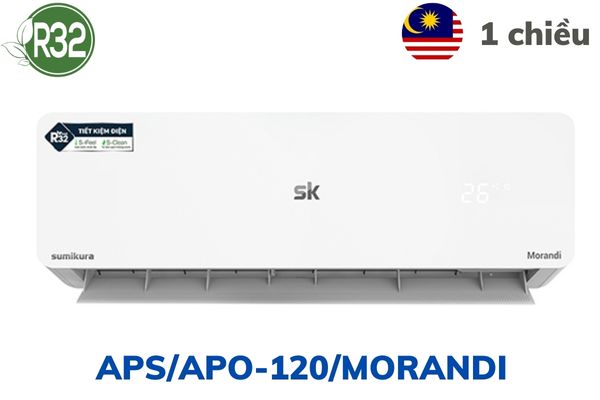 Điều Hòa Sumikura 12000btu 1 chiều APS/APO-120/MORANDI