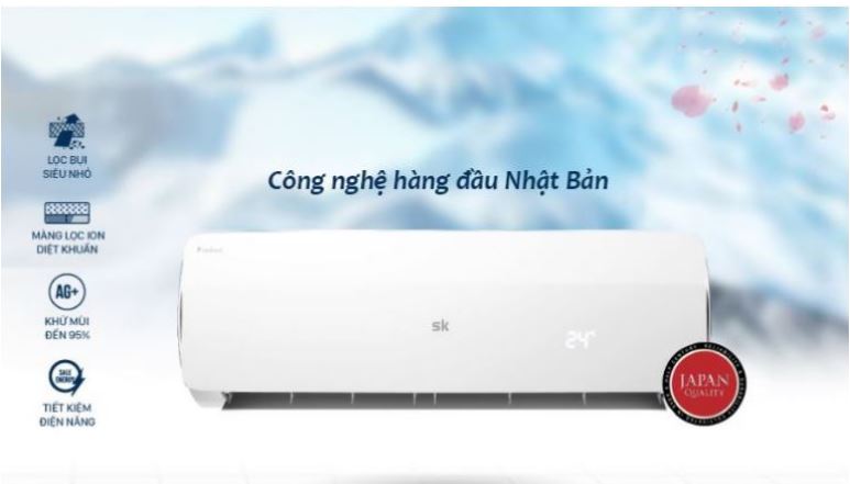 Điều hòa 1 chiều Sumikura APS/APO-240/Citi khử mùi kháng khuẩn hiệu quả