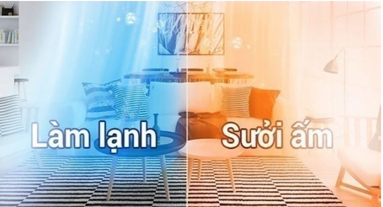 Điều hòa Sumikura 2 chiều 12000 inverter APS/APO-H120 GOLD 5 Điều hòa Sumikura 2 chiều 12000 inverter APS/APO-H120 GOLD làm lạnh nhanh / sưởi ấm hiệu quả
