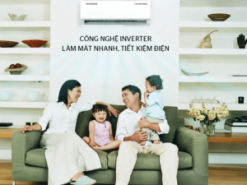 2. Công nghệ Inverter làm lạnh nhanh, tiết kiệm điện trên máy lạnh Sunhouse 9000btu SHR AW09IC610 