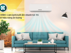 4. Làm lạnh nhanh/ sưởi ấm nhanh nhờ chế độ TURBO tiện ích