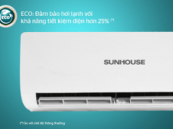 5. Điều hòa Thái Lan Sunhouse SHR-AW18H110 tiết kiệm điện nhờ chế độ ECO