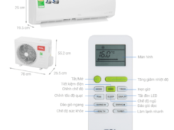 1. Phác hoạ tổng quát điều hòa TCL TAC-13CSD/XA66 1.5HP inverter 