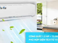 2. Máy lạnh TCL TAC-13CSD/XA66 có công suất phù hợp diện tích căn phòng từ 15-20 m2
