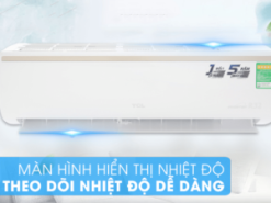 9. Màn hình LED hiển thị nhiệt độ tiện lợi trên máy lạnh TCL inverter TAC-13CSIKE88N