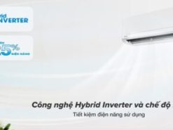 Tiết kiệm điện với công nghệ Inverter cùng cơ chế thổi gió điều khiển linh hoạt