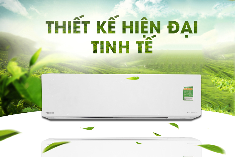Máy lạnh Toshiba sỡ hữu thiết kế tinh tế với đèn Led 3 chế độ RAS-H18C4KCVG-V