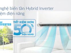 Điều hoà Toshiba tiết kiệm điện năng tối ưu với công nghệ Hybrid Inverter