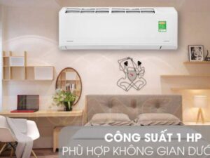 2. Điều hòa Toshiba RAS-H10X2KCVG-V có thiết kế tinh tế với đường vát cong mềm mại, đèn LED 3 chế độ