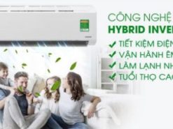 3. Máy lạnh Toshiba RAS-H10D2KCVG-V sở hữu công nghệ Hybrid Inverter