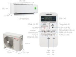 1. Tổng quan điều hòa Toshiba RAS-H13C2KCVG 12000BTU 1 chiều inverter