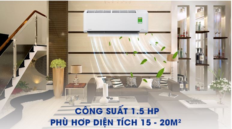 2. Điều hòa Toshiba RAS H13C2KCVG có thiết kế nhỏ gọn, bắt mắt