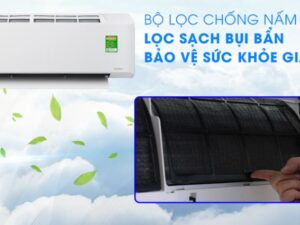 4. Máy lạnh Toshiba H18C2KCVG-V giúp bảo vệ sức khỏe tốt hơn với bộ lọc chống nấm mốc