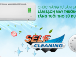 9. Chức năng tự làm sạch thông minh trên điều hoà 18000btu Toshiba RAS-H18E2KCVG