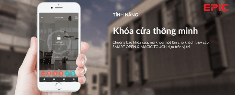 Khóa điện tử thông minh EF P8800K ULTIMATE 10 Tính năng Multidoor với một số ứng dụng
