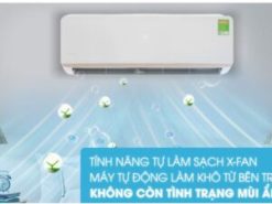 6. Máy lạnh Electrolux ESV09CRR-C6 sở hữu tính năng tự làm sạch dàn lạnh X-Fan