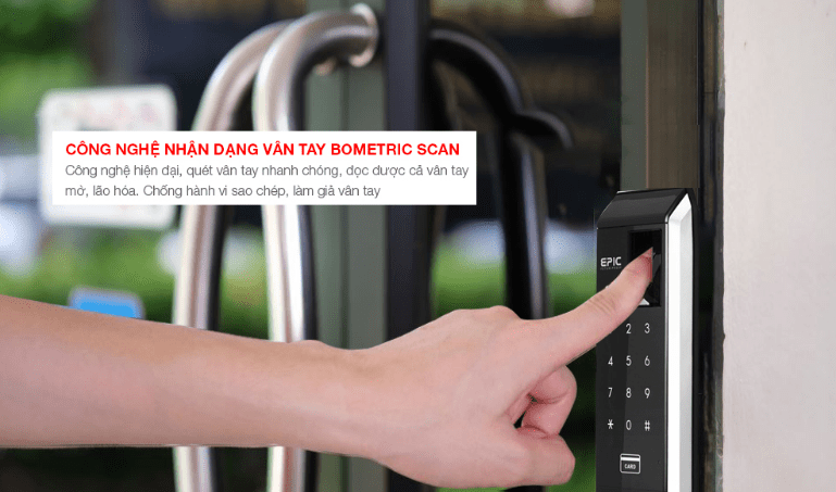 Công nghệ quét vân tay hiện đại Biometric Scan: