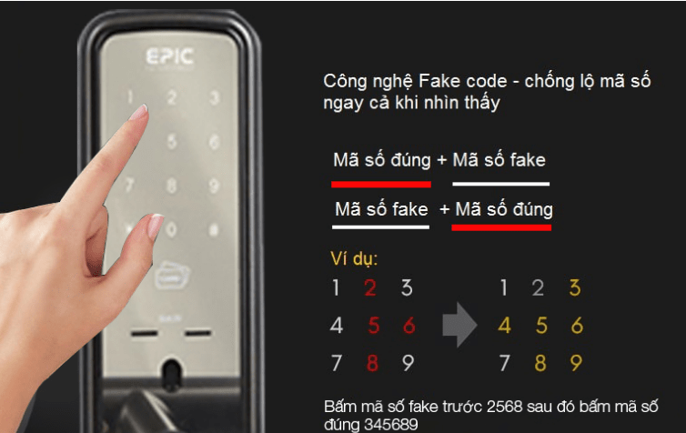 Khóa điện tử EPIC ES 7000K