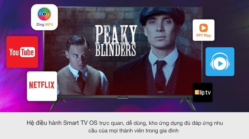 Hệ điều hành Smart TV OS thân thiện, dễ sử dụng