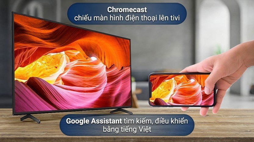 Tiện ích của Google Tivi 4K Sony KD-75X75WL 75 inch