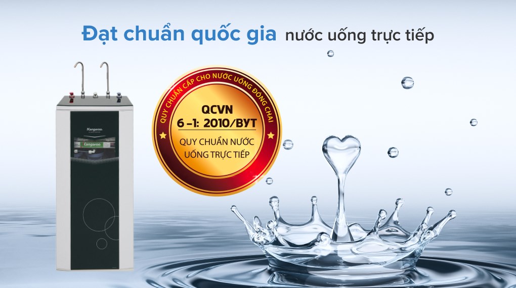 Máy lọc nước RO nóng nguội lạnh Kangaroo KG10A3 10 lõi - Nước sạch Máy lọc nước RO nóng nguội lạnh Kangaroo KG10A3 10 lõi - Nước sạch