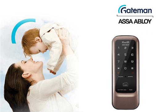 Khoá cửa điện tử Gateman HASH kiểu dáng nhỏ gọn. thẩm mỹ, độ bền cao