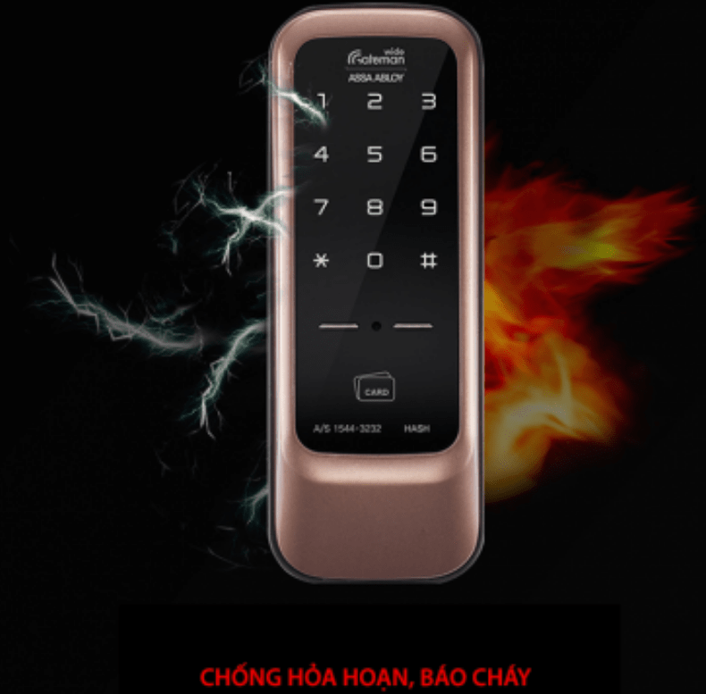 Chuông báo cháy thông minh trên khoá cửa GatemaHASH