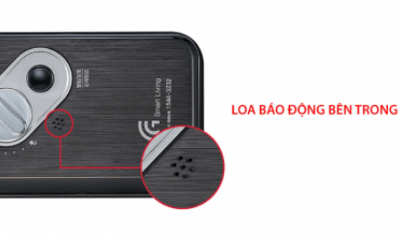 Khoá điện tử - khoá cửa thẻ từ Gateman HASH trang bị loa báo bên trong