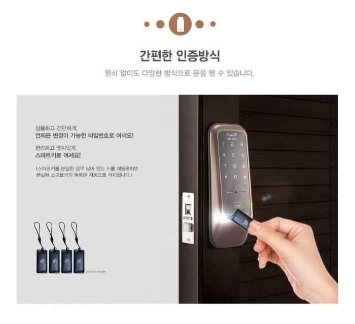 Khoá cửa thẻ từ Gateman HASH lắp đặt cho nhiều loại cửa, nhiều kiến trúc nhà