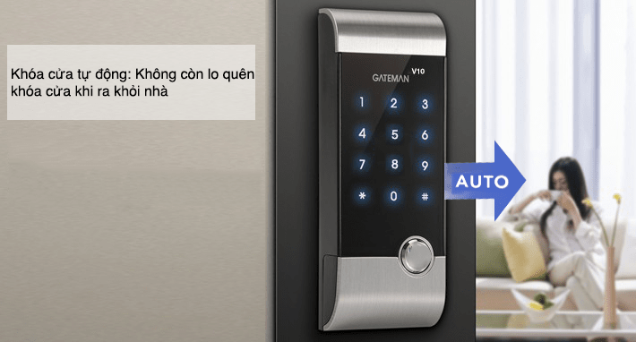 9. Tổng hợp tính năng thông minh trên khoá cửa GatemanV10