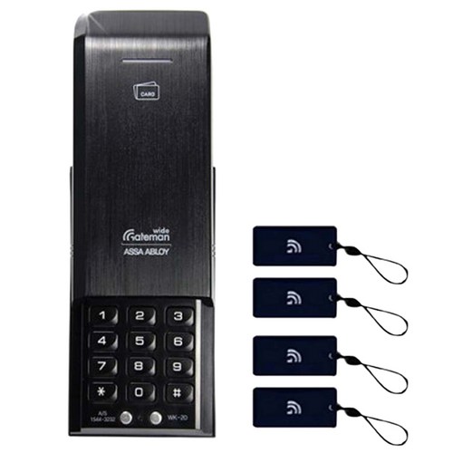 1. Khoá cửa điện tử Gateman WK-20 thiết kế hiện đại, mã số nổi truyền thống